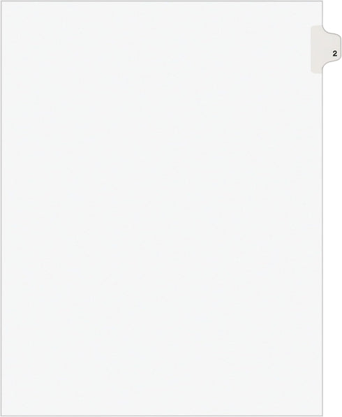 Avery Individual Legal Dividers, Letter Size, Side Tab #8 (11918)