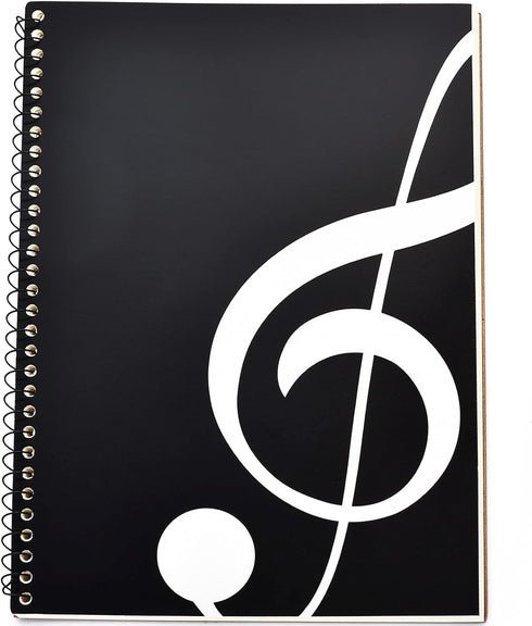 MOREYES Blank Sheet Music Composition Manuscript Staff Notebook with 100 Pages (10.24x7.5 inch/26x19cm)