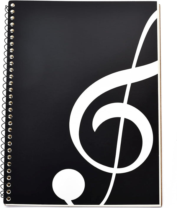 MOREYES Blank Sheet Music Composition Manuscript Staff Notebook with 100 Pages (10.24x7.5 inch/26x19cm)
