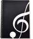 MOREYES Blank Sheet Music Composition Manuscript Staff Notebook with 100 Pages (10.24x7.5 inch/26x19cm)
