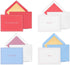 kate spade new york Blank Assorted Notecard Set, Stationery Set with 16