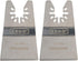 2 Pcs Universal 2 Rigid Oscillating Tool Scraper Blades Compatible with Bosch, Dewalt, Dremel, and More