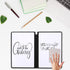 Portable A5 Dry Erase Notebook, 9.4x6.5 Inch Reusable Whiteboard Notebook for Business Home Office