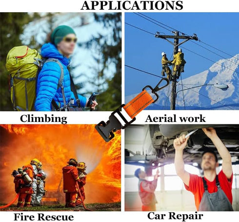 ZHIRONGFA Firefighter Glove Clip, Multi-purpose Glove Clip to Keep Gloves Organized & Handy, Firefighter, Golf, Yard