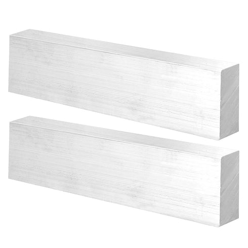 3 PCS Aluminum Bar, 1 x 2 Inch, 8 Inch Long, 6061 General Purpose Solid Metal Plates for Building Projects