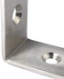 Deezio 10 inch, Pack 4(250x150x4mm) Stainless Steel Solid Shelf Brackets Shelf Support Corner Brace Joint Right Angle