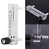 LZQ-7 Flowmeter with Control Valve 1-10LPM for Unidirectional Gas/Oxygen/Air Measure, 8mm Barbs
