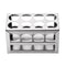 YOKIVE Tube Rack Holder, 3 Layers 304 Stainless Steel for 26-30mm Lab Test Tubes (Silver, 8-Sockets)