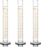 3-Pack Borosilicate Glass Graduated Cylinder - Measuring Cylinder, 100 ml