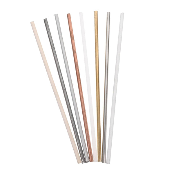KICHOUSE Heat Conductive Rods Set 8 Pieces Copper Aluminum Iron Plastic Ceramic