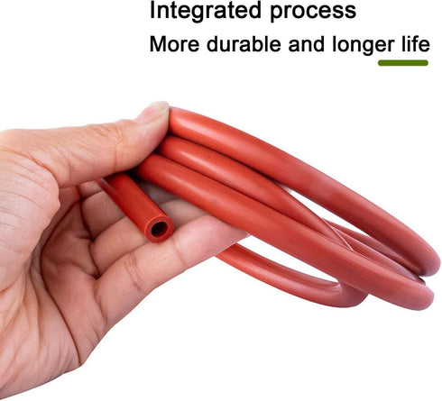 REJNHO 10m 2 4mm) Pure Silicone Hose - Flexible Gas & Water Pipe for Home Brewing and Winemaking(Length *