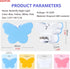 (2 DASITON White Butterfly Night Light Plug Into Wall, Auto Dusk to Dawn Smart Sensor Night Light, Suitable for Living