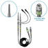 AUTOUTLET P6100 Universal Oscilloscope Probe with Accessories Kit - 100MHz Clip Probes with BNC to Minigrabber Test Lead