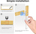 Picture,3000K 2Pack LAVAED Motion Sensor Lights Indoor,LED Rechargeable Battery Operated Wall Sconce Magnetic Stairway