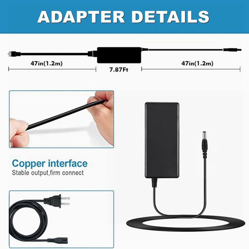 CJP-Geek 12V 3A 01 T800 7" 3D AK36WG-1200300DP AK36WG-1200300U AC/DC Adapter Compatible with Creality Sonic Pad S-Pad