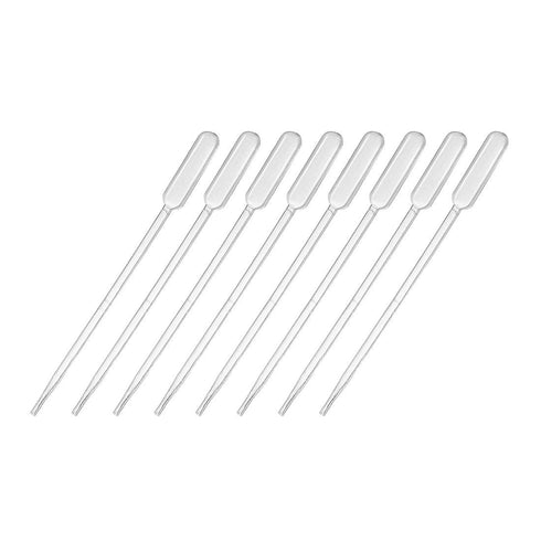 uxcell 30 Pcs Clear Plastic Disposable Pipettes, 0.5ml Liquid Dropper for Lab