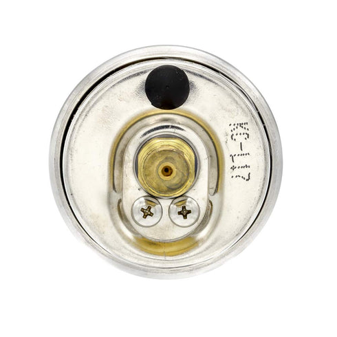 PIC Gauges 202L-158C Pressure Gauge, Center Back Mount, 1.5" Dial, 0/30 psi Range, 1/8" Male NPT, Glycerine Filled