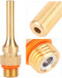 Hot Glue Gun Nozzle, Copper Replacement Tips for Hot Melting Glue Guns (50mm extended mouth)
