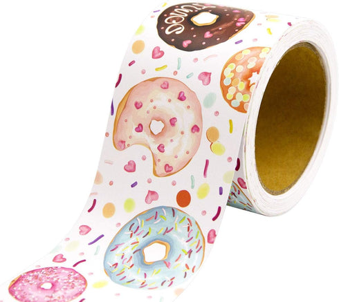 Donut Bulletin Board Border, 36ft Straight Classroom Decoration Roll for Family Party