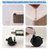 pndbnq 4pcs 1 Inch 6.25mm Small Swivel Caster Wheels Locking Casters Diameter Straight Stripes Stem Easy Clip on