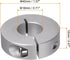 HARFINGTON 4pcs Shaft Collar 18mm Bore Aluminum Alloy Set Screw Split Clamp-On Collars for Wheel Barrow Axle, Industry