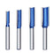 NIBBLAX Router Bit Set, Straight Router Bit 1/4" Shank, Flush Trim Cut Router