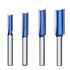 NIBBLAX Router Bit Set, Straight Router Bit 1/4" Shank, Flush Trim Cut Router
