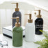 LEIQI Ceramic Hand Sanitizers Dispenser Bottle Gel Liquid Soap Dispenser Bottles for Bathroom Kitchen Modern Type