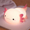 Axolotl Night Light for Kids, Cute Axolotl Lamp Silicone Baby Nursery Night