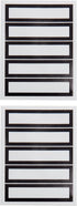 russell+hazel File Folders, Black Office Supplies with Labels, 11.75" x 9.75", 12 Count