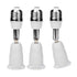 JACKYLED E26 to E26 Light Socket Extender, 3.9 /10CM Extension, 3-Pack