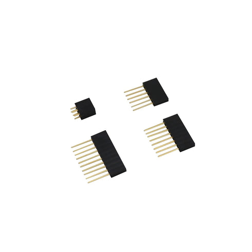 2.54mm Stackable Shield Header Zovfam - 110 Pcs 6/8/10 Pins and Double Row 3 Pins for Arduino