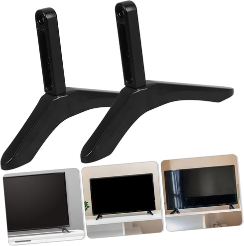 Zerodeko Set Rustic TV Stand with Strong Load-Bearing Mounts