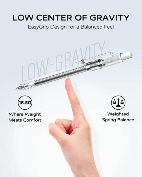 5 0.7mm Four Candies Gel Pens, Pcs Quick Dry Black Ink Pen Fine Point Smooth Writing Unique Pen, Office Home School
