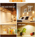 G8 LED Bulb, 3W Equivalent to T4 JCD Bi-Pin G8 Base Halogen Bulb, 20W-25W Dimmable, Warm White 2700K-3000K, 6 Pack