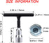 Wing Nut Tool, T Handle Wing Nut Hand Tool, Wing Nut Driver for Eye Screws and Screw-in Hooks Heavy Duty Metal Manual Installation Tightening Release Portable Wing Nuts Tool by DOFEDOFO