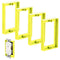 4pcs Single Gang Outlet Box Extender, 1/2 Inch Electrical Outlet Extender for Electrical Box and Switches