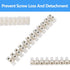 DIANN 20pcs Terminal Block Set, 12-Position Dual Row Terminal Strip Screw Terminal Electric Barrier Block for Home