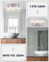 3-Light E26 Hallway(Bulb Vanity Light Fixture, Modern Brushed Nickel Wall Sconce Light Fixture, Industrial Bathroom