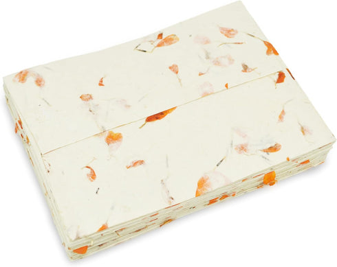 Kathmandu Valley Co. 5x7 inch Handmade Lokta Paper Envelopes for Wedding Invitations, Pack of 25