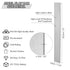 PATIKIL E52100 Steel for Knife Making Steel, 12" x 1-1/2" x 1/8" Hot Rolled Steel Flat Bar for DIY Blank Sheet Metal, Professional and Hobbyist Use