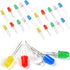 300 Bulb 3mm 5mm 2 5 Adeept Pieces Clear LED Diodes, Light Emitting Diodes Lamp Pin Round Assorted Colors Kit