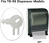 1PCS 70WM1 83TR 87T Dispenser Key Replacement for to-rk Paper Towel Dispensers Models Fits Von Dr-ehle Pal-mer