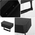 Stainless Steel Toilet Paper Holder with Wipes Storage, Square Bathroom Tissue Box Wall Mount, Rustproof Wet Wipe
