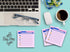 Butler in the Home Sticky Notes 12 Pack, 3"x3", 50 Sheets Per Pad, Cute Funny Memo Note Pads for Stationery