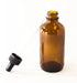 Amber Glass Bottles with Glass Droppers, 2 Each, 4 Oz Capacity