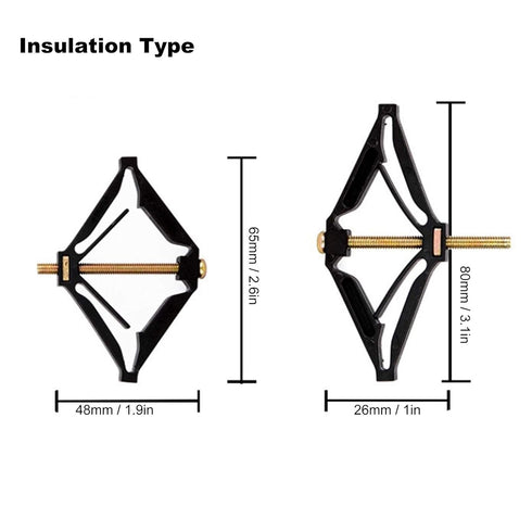 ViaGasaFamido 40Pcs 86mm Wall Mount Switch Box Repair Tool, Junction Box Repairer