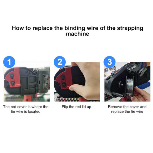 4pcs Wire Rebar Tie Wire - 110m Length, 0.8mm Diameter Steel Rebar Tie Wire Rolls for Automatic Tying Machine