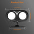 3 3 360 Use2 Packs IMAGE Dual Cylinder LED Wall Light, Super Bright Wireless Lamp, USB Port, Color Temperatures