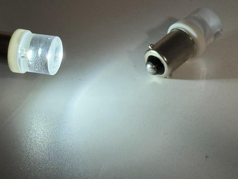 Rebaydo 2pcs LED Bulb BA9S Flat 6 to 12 Volt Compatible with DC